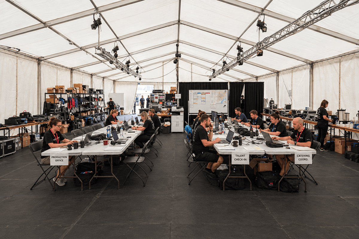 Bustling Backstage Production Office 1